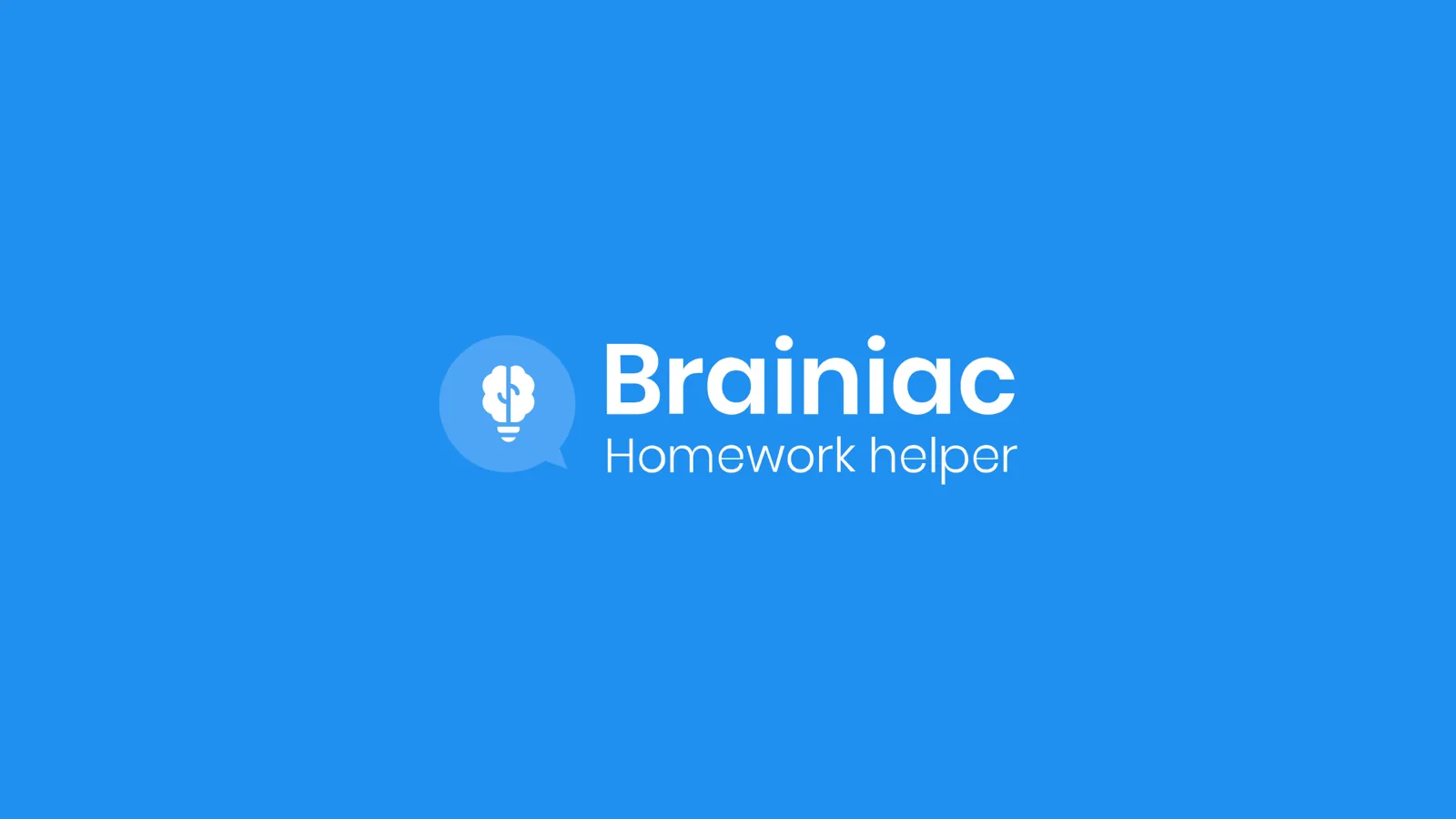 Brainiac — homework-helper EdTech app