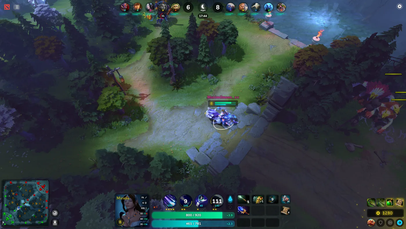 Competitive game — in-game UI redesign