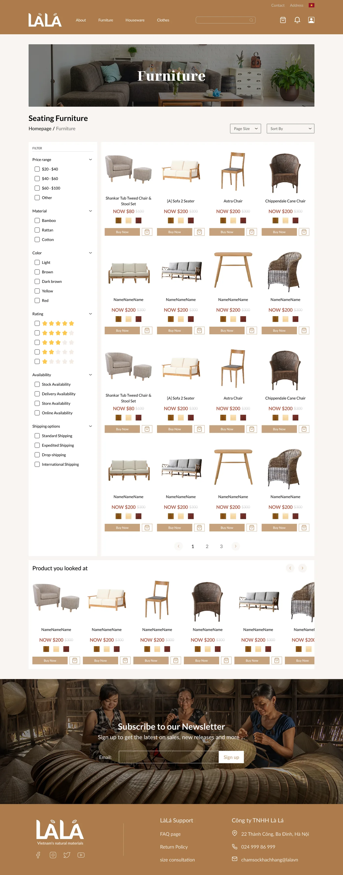 Là Lá — wooden-handicraft e-commerce — 2